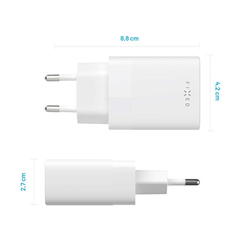 FIXED USB-C Travel Charger 30W, white