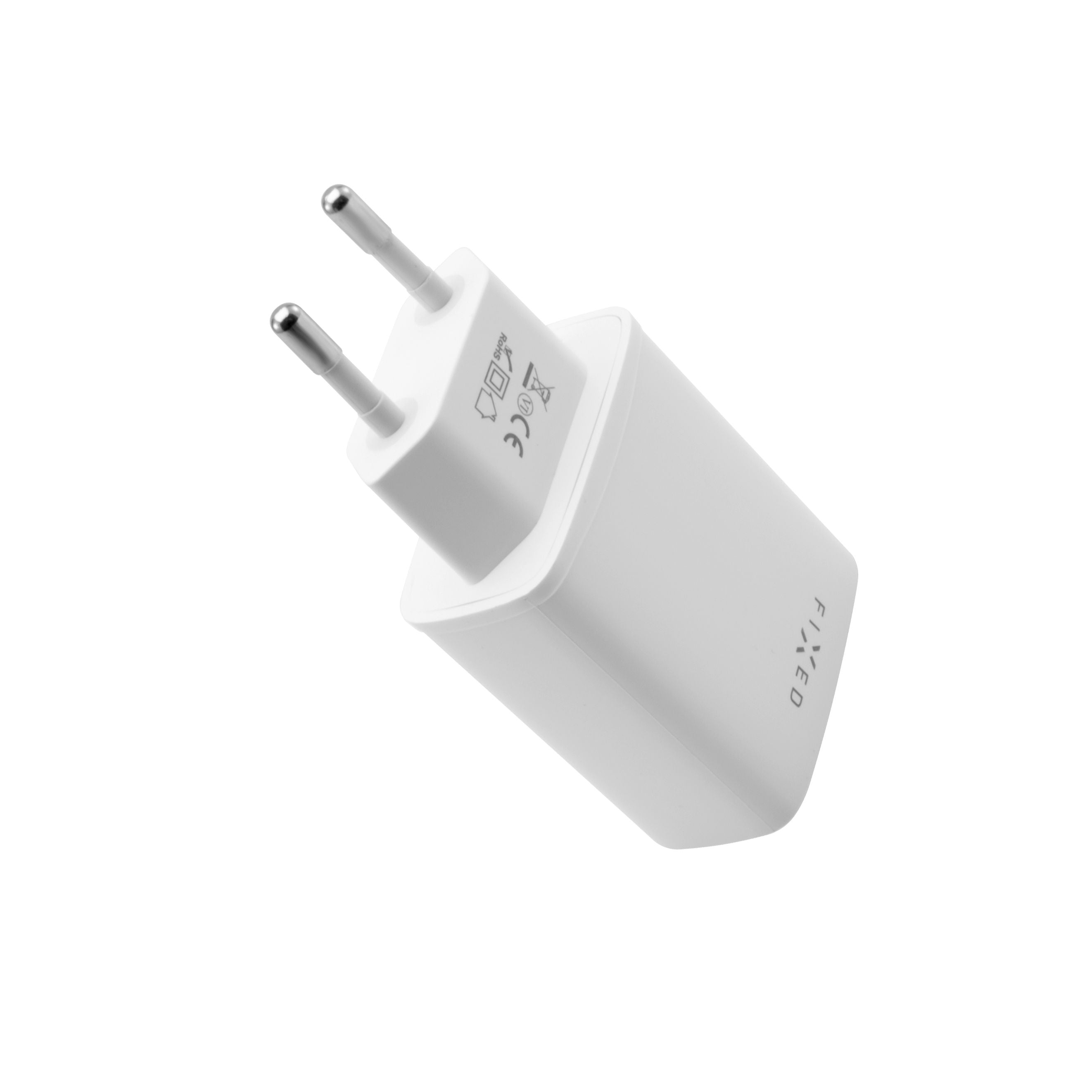 FIXED USB-C/USB Travel Charger 30W, white