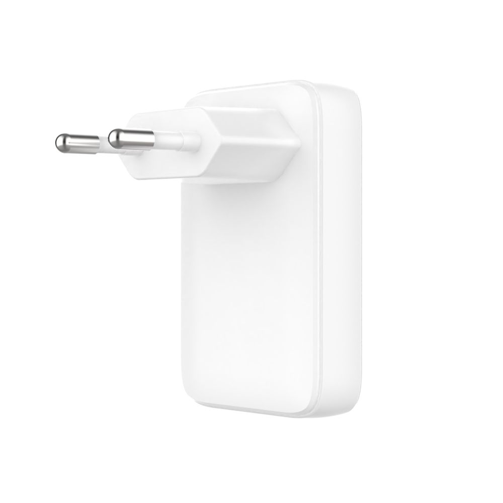 FIXED Slim USB-C Travel Charger, GaN, PD support, 30W, white