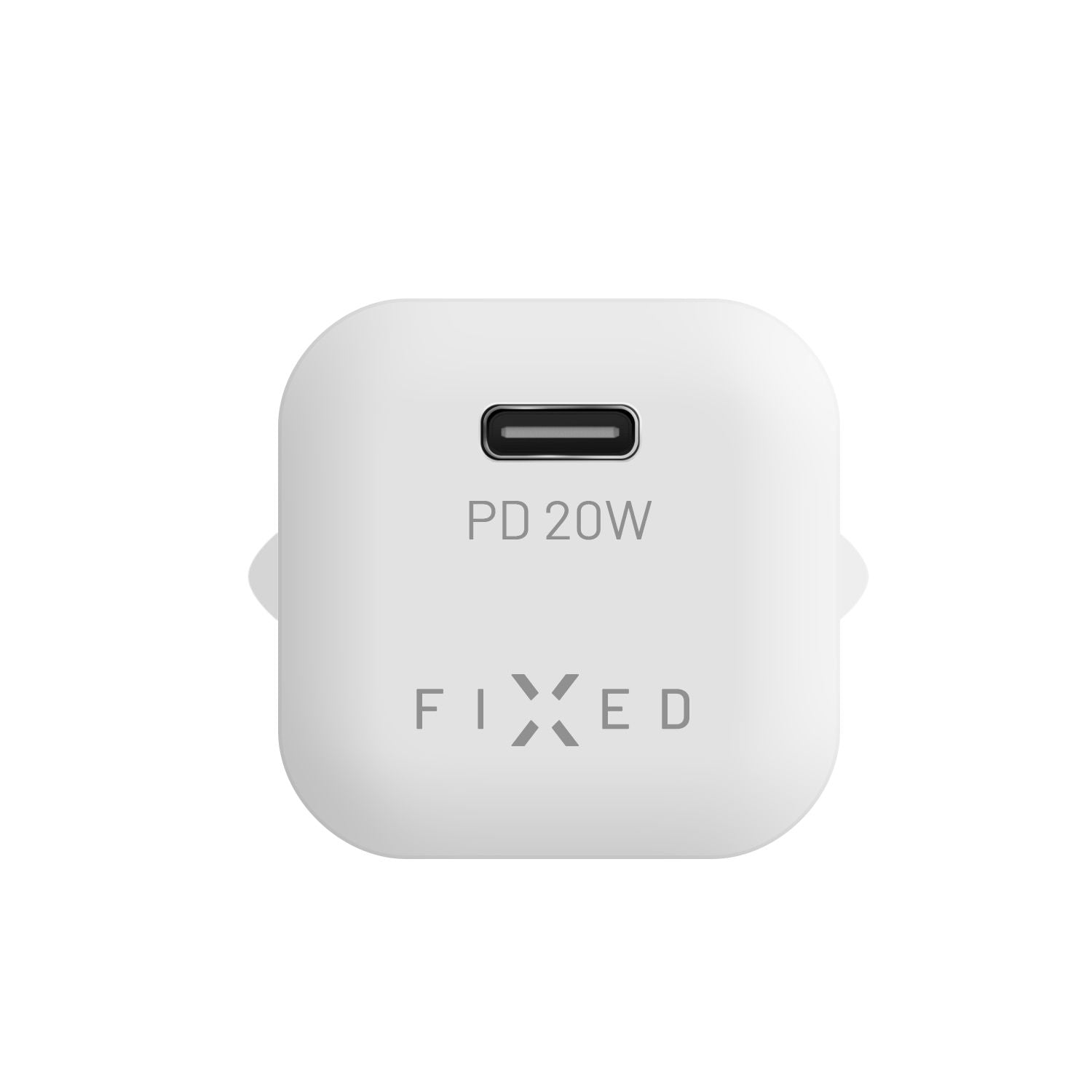 FIXED Mini USB-C Travel Charger 20W, white