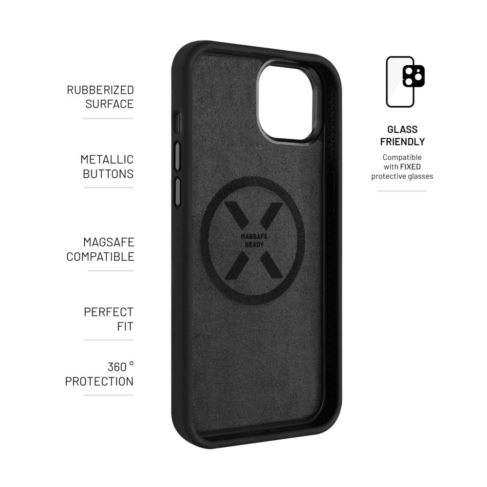 FIXED MagFlow for Apple iPhone 15 Plus, black