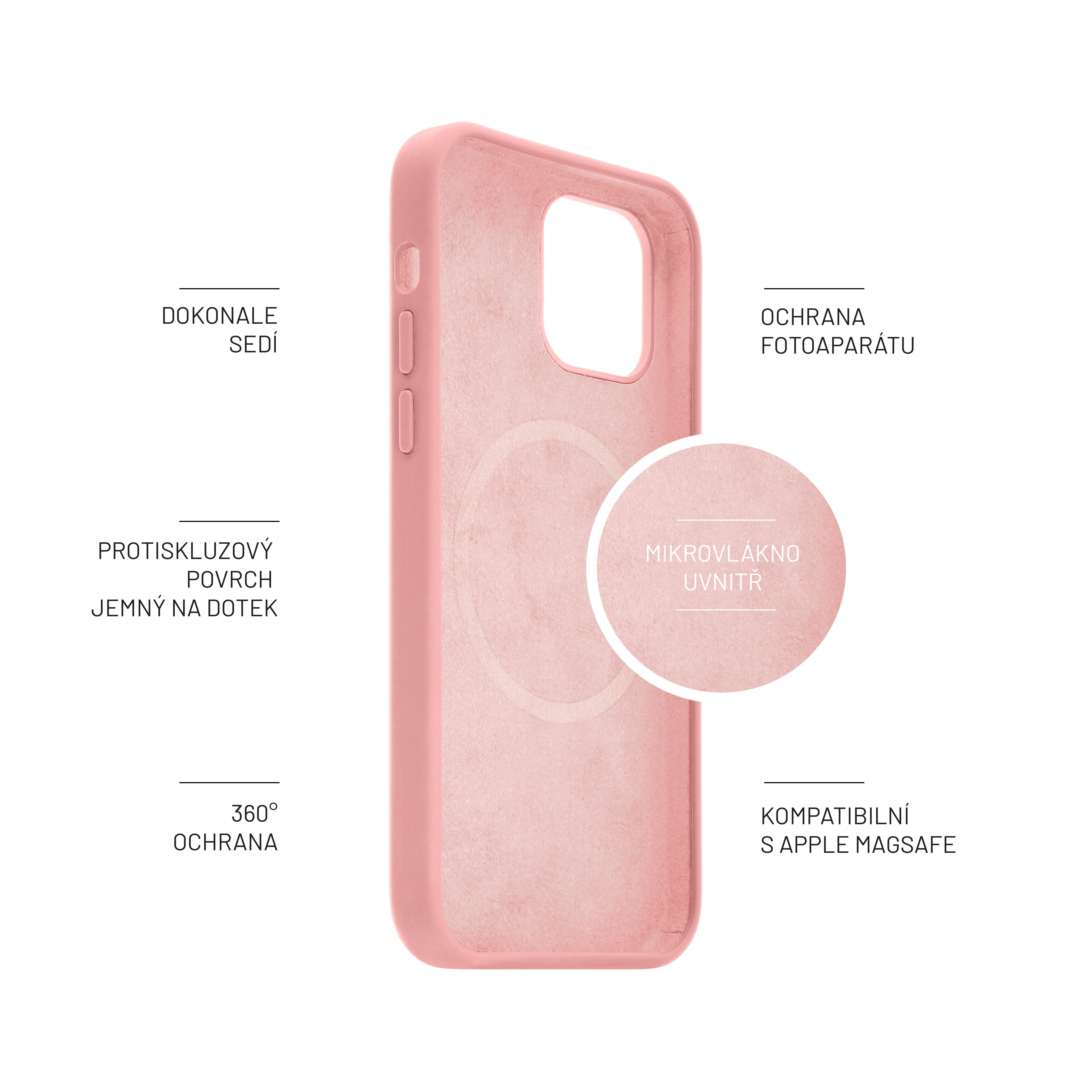 FIXED MagFlow for Apple iPhone 12 Pro Max, pink