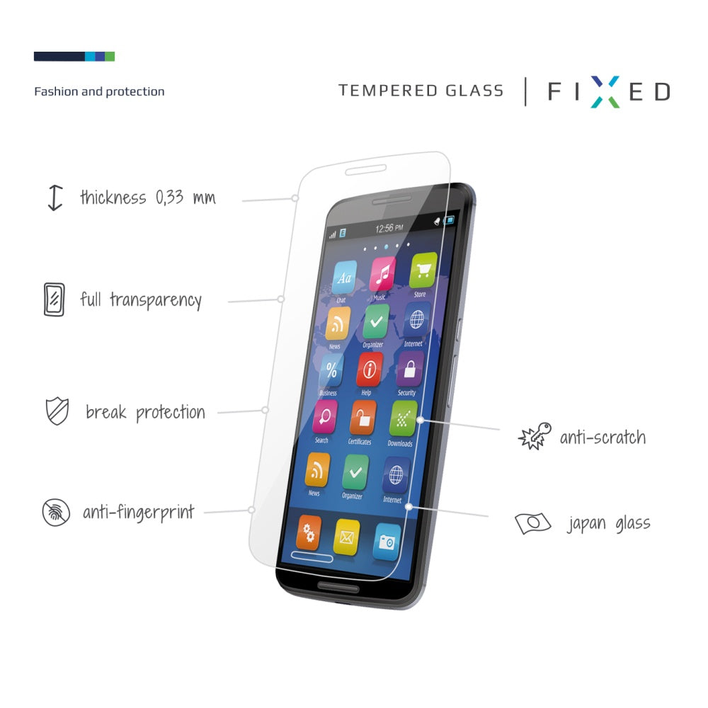 FIXED 2,5D Tempered Glass for Apple iPhone 5/5S/SE/5C