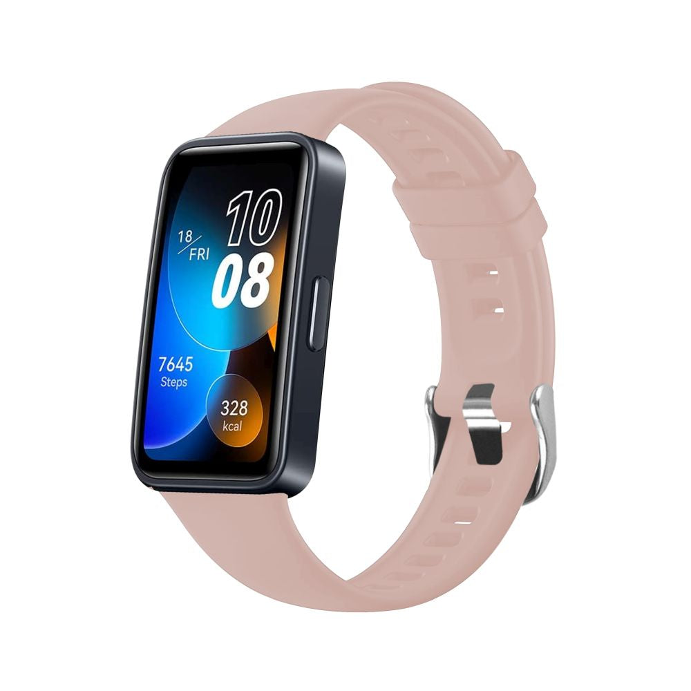 FIXED Silicone Strap for Huawei Band 8/9, pink