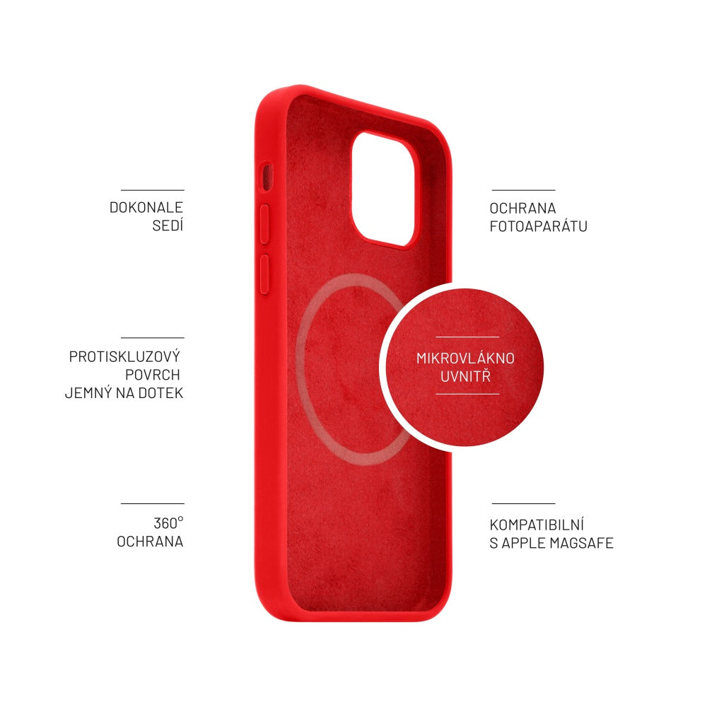 FIXED MagFlow for Apple iPhone 14 Pro Max, red