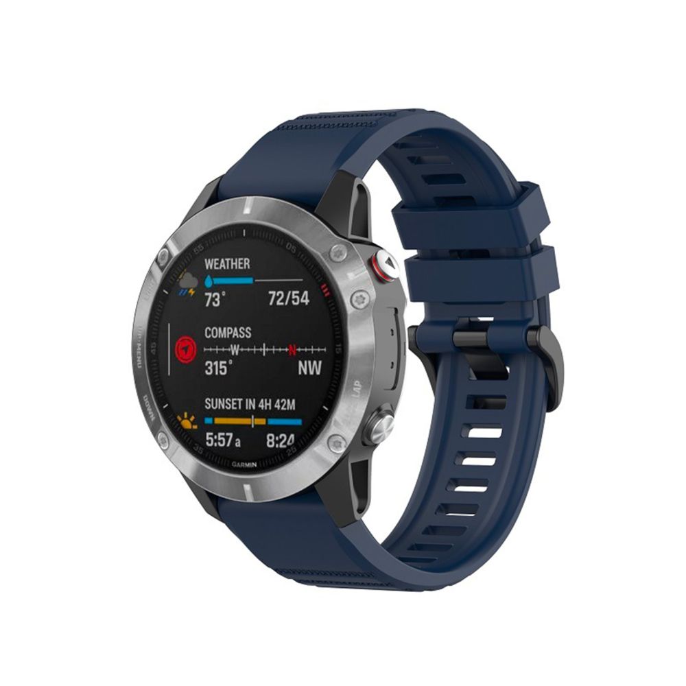 FIXED Silicone Strap for Garmin QuickFit 22mm, blue