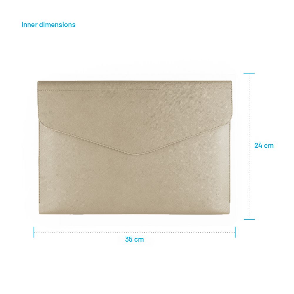 FIXED Siena for Laptops up to 15.3", cream