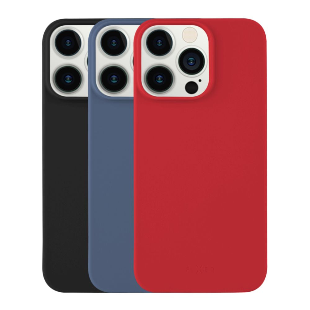 3x set of rubberized FIXED Story covers for Apple iPhone 13 Pro in different colors, variation 2