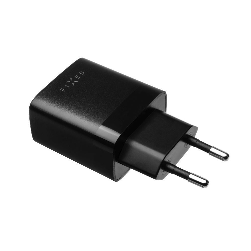 FIXED Dual USB Travel Charger 17W + USB/micro USB Cable, black