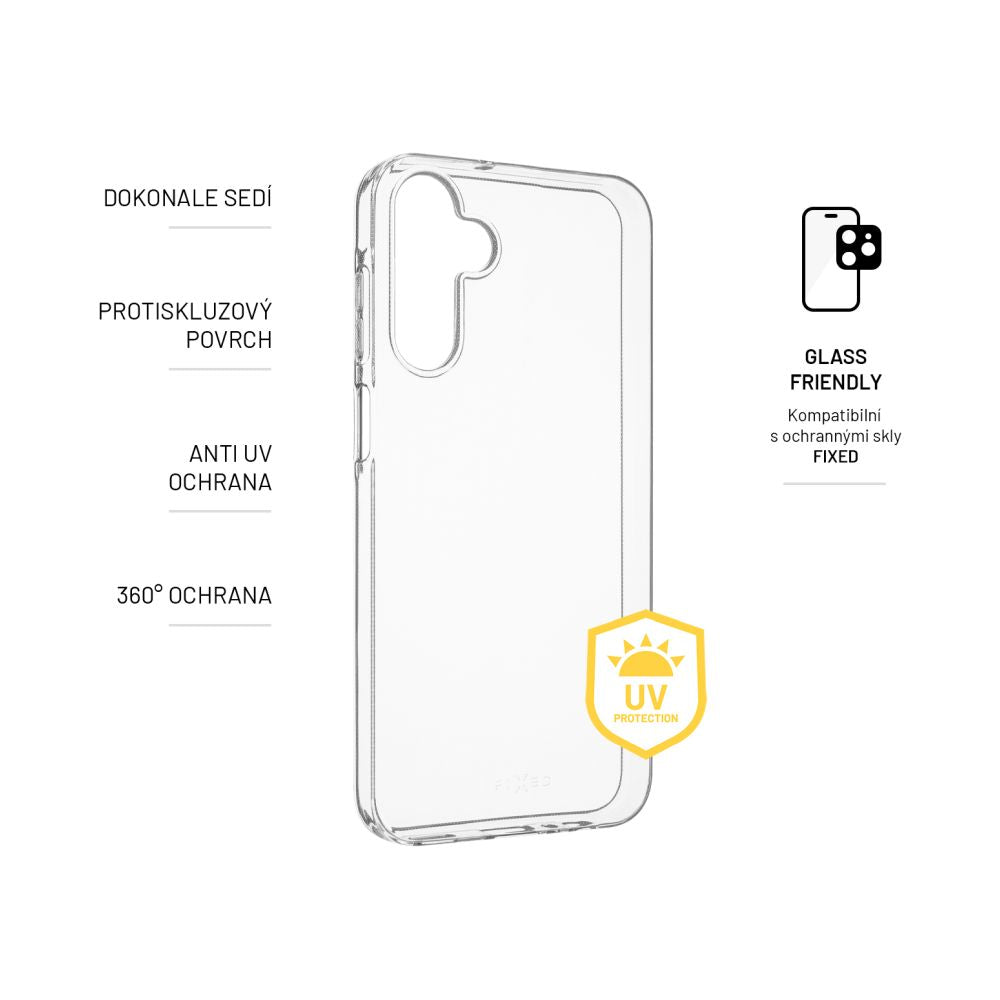 FIXED Story AntiUV TPU Back Cover for Samsung Galaxy A15/A15 5G, clear