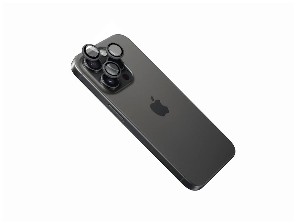 FIXED Camera Glass for Apple iPhone 16 Pro/16 Pro Max, black