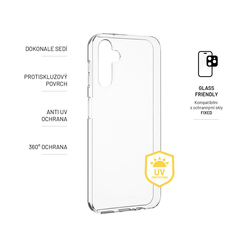 FIXED Story AntiUV TPU Back Cover for Samsung Galaxy A14/A14 5G, clear