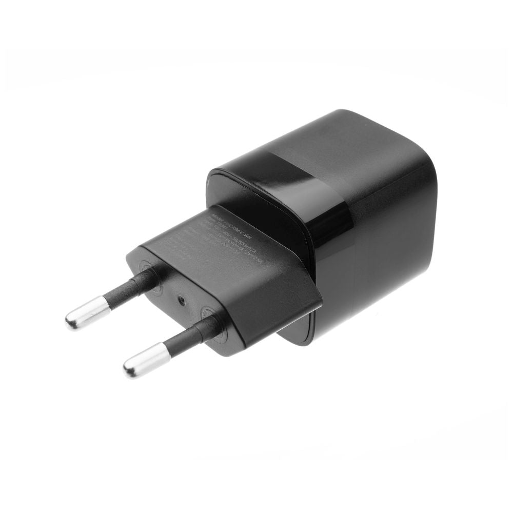 FIXED Mini Travel Charger 30W + USB-C/USB-C Cable, black