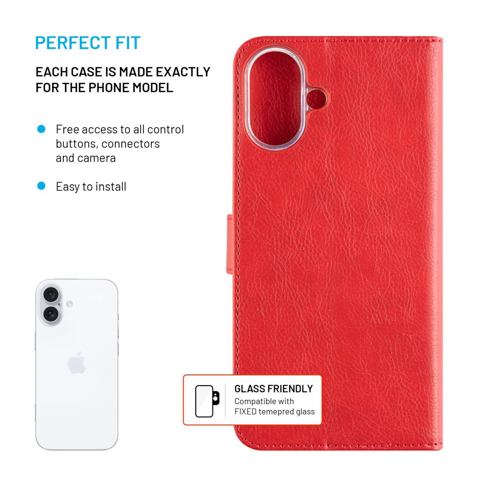 FIXED Opus for Apple iPhone 16, red