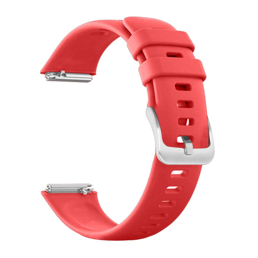 FIXED Silicone Strap for Huawei Band 7, red