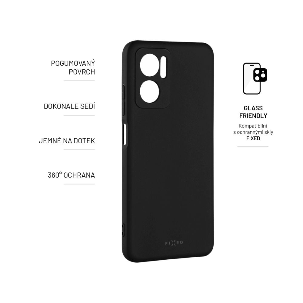 FIXED Story Back Cover for Xiaomi Redmi 10 5G, black