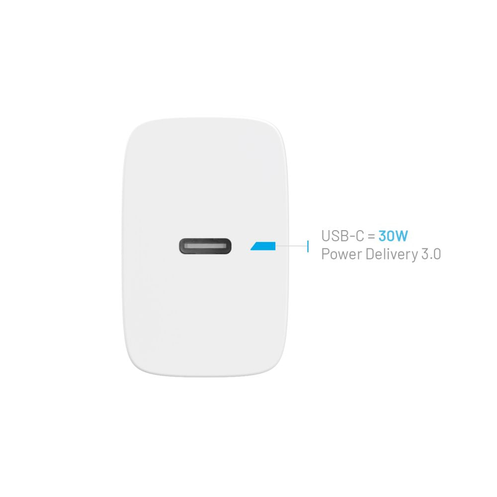 FIXED USB-C Travel Charger 30W, white