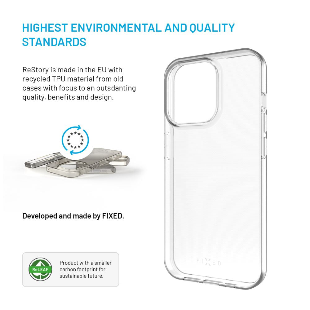 FIXED ReStory AntiUV TPU Back Cover for Apple iPhone 11, clear