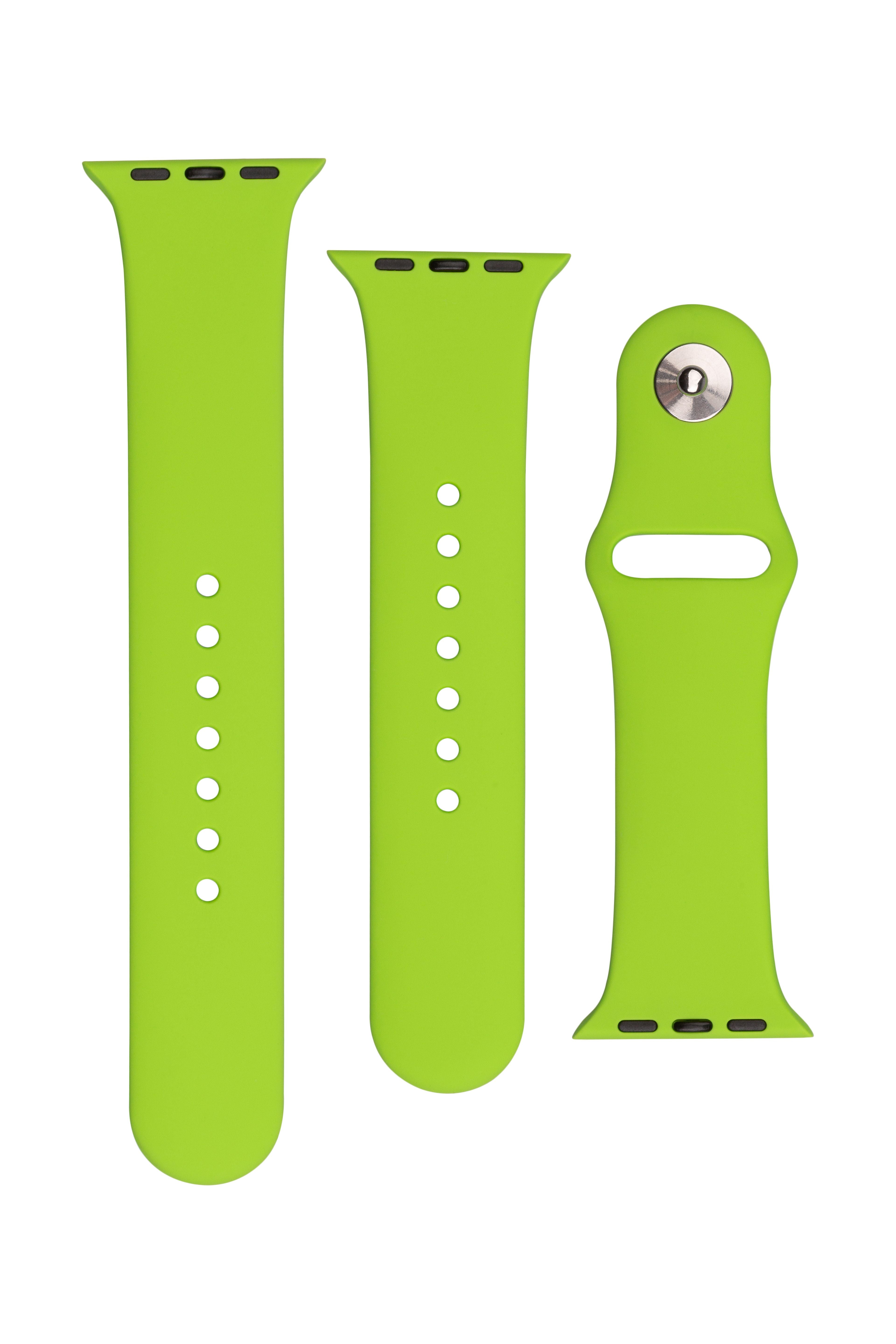 FIXED Silicone Strap Set for Apple Watch 38/40/41 mm, green