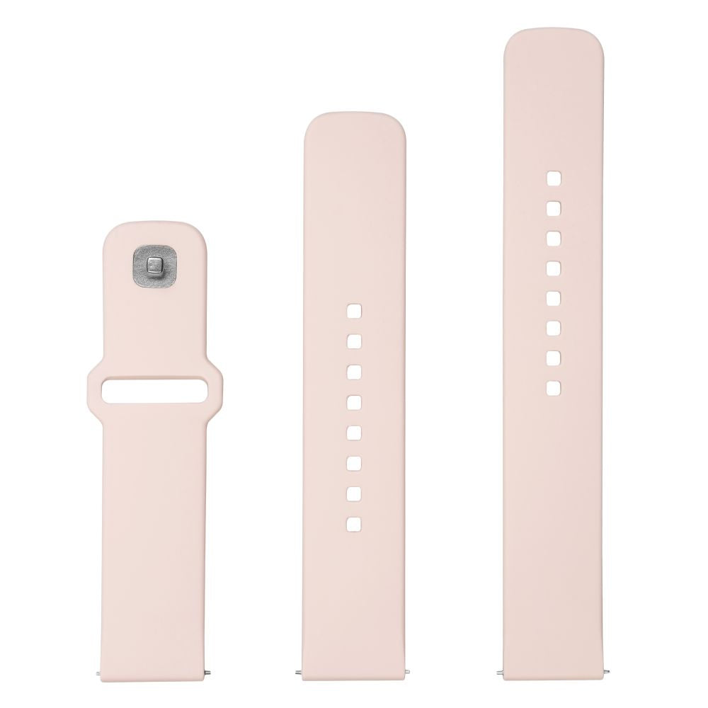 FIXED Silicone Sporty Strap Set with Quick Release 22mm for Smartwatch, Pink