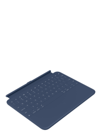 Logitech Rugged Combo 4 Case mit integrierter Tastatur Classic Blue, fr Apple iPad 11" (A16) / iPad 10,9" (10. Gen)