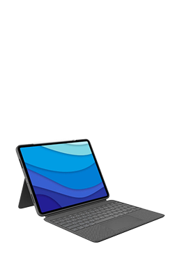Logitech Wireless Combo Touch Keyboard - Quertz Graphite, for Apple iPad Pro 12,9" ( 5. & 6. Gen. )