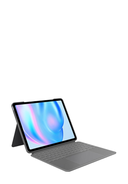 Logitech Wireless Combo Touch Keyboard - Quertz Graphite, fr Apple iPad Pro 13" ( 2024 / 2025 )