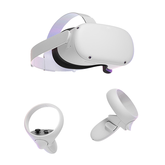 Meta Quest 2 VR Headset 128GB - White EU