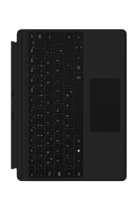 Microsoft Surface Pro X Keyboard mit Trackpad Black, QJW-00005, QWERTZ