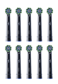 Oral-B Pro Cross Action Aufsteckbrsten Black, 10-Pack