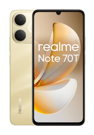 Realme Note 70T 4G 256GB, 4GB RAM,  Beach Gold