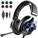 EKSA E3000 Gaming Headset with RGB light- Blue