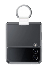 Samsung Clear Cover mit Ring Transparent, fr das Galaxy Z Flip4, EF-OF721CTEGWW