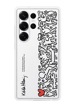Samsung Flipsuit Case Keith Haring White, fr Samsung Galaxy S25 Ultra, EF-MS938CWEGWW