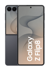 Samsung Galaxy Z Flip8 5G Dual Sim 256GB, 12GB RAM, Graphite