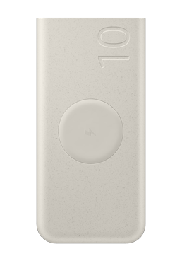 Samsung Induktive Powerbank Beige, 10.000mAh, EB-U2510XUEGEU, Universal
