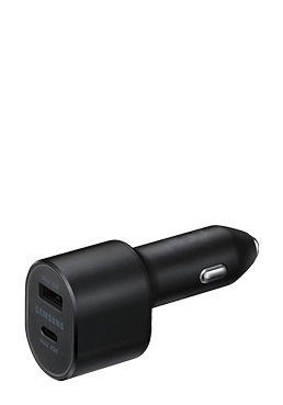 Samsung KFZ-Schnellladegert mit 1 x USB-A & 1 x USB-C inkl. EP-DN975 Black, EP-L5300XB, 15W (USB-A) & 35W (USB-C)