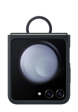 Samsung Silicone Case with Ring Indigo Black, fr Samsung Galaxy Flip5, EF-PF731TNE
