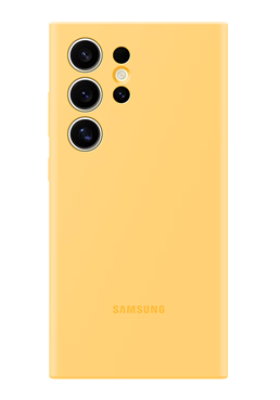 Samsung Silicone Case Yellow, fr Galaxy S24 Ultra, EF-PS928TYEGWW