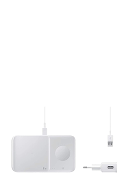 Samsung Wireless Charger Duo 15W inkl. Adapter u. Kabel White, EP-P5400TW