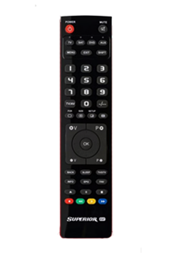 Superior Electronics Remote Control - Universelle Bluetooth Fernbedienung Black, SUPTPB006