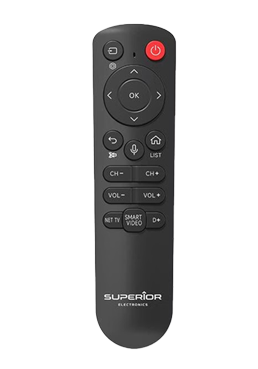 Superior Electronics Remote Control - Universelle Bluetooth Fernbedienung mit Sprachsteuerung Black, SUPTBB001, fr LG TVs