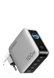 UGREEN 100W GaN Tech Nexode Pro Fast Wall Charger with Smart Display & Touch Control Grey, 5-in-1, 1x USB-A & 4x USB-C
