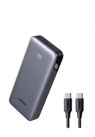 UGREEN 20000 mAh Powerbank 67W Two-way Fast Charging Grey, Universal