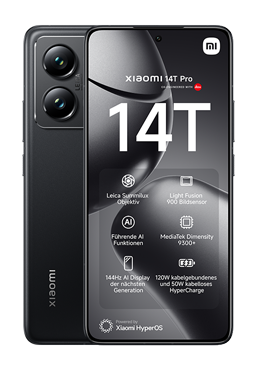 Xiaomi 14T Pro 5G Dual Sim 512GB, 12GB RAM, Titan Black