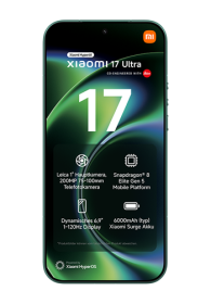 Xiaomi 17 Ultra 512GB, 16GB RAM, Starlit Green