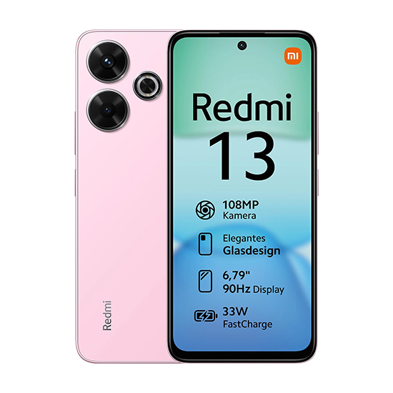 Xiaomi Redmi 13 4G Dual Sim 8GB RAM 256GB - Pink EU