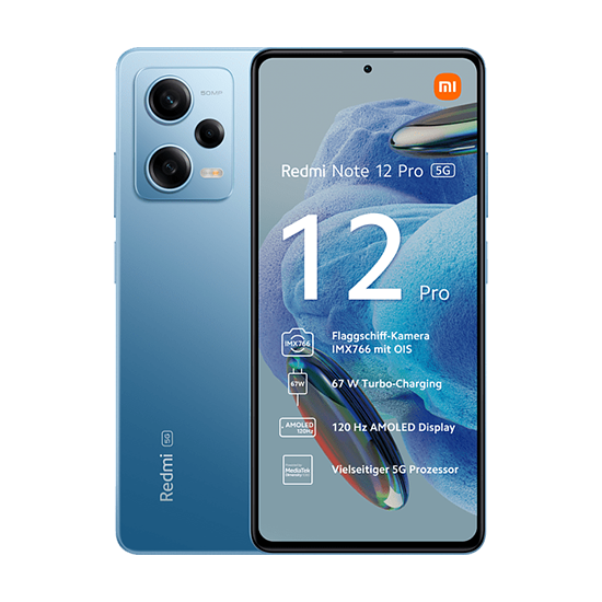 Xiaomi Redmi Note 12 Pro 5G Dual Sim 8GB RAM 256GB - Blue